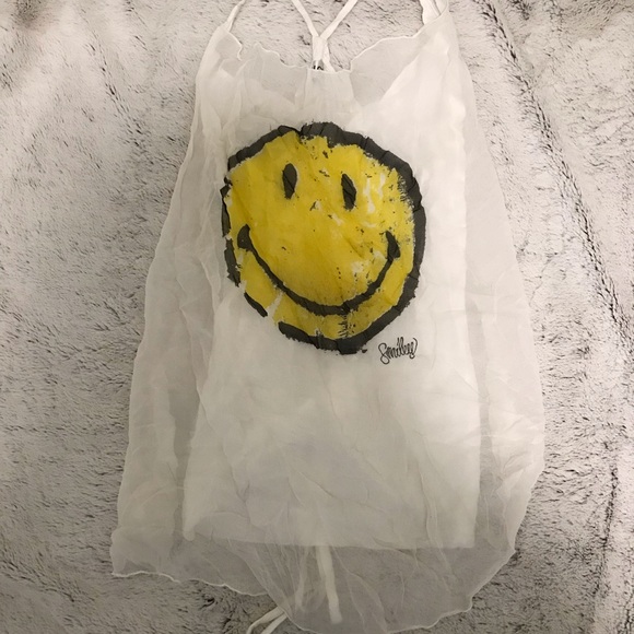 Religion smiley face Tank with tie - Picture 9 of 16